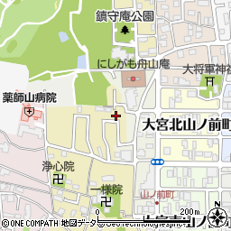 京都府京都市北区大宮薬師山東町11-58周辺の地図