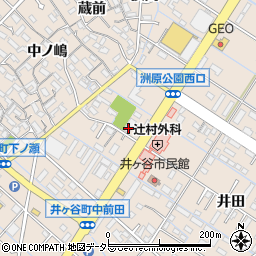 愛知県刈谷市井ケ谷町桜島周辺の地図