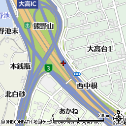 愛知県名古屋市緑区大高町北銭瓶周辺の地図