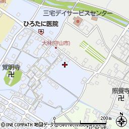 滋賀県守山市大林町316周辺の地図