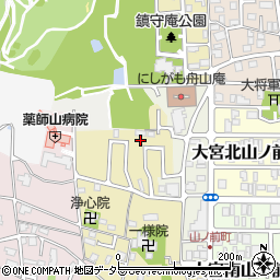 京都府京都市北区大宮薬師山東町11-70周辺の地図