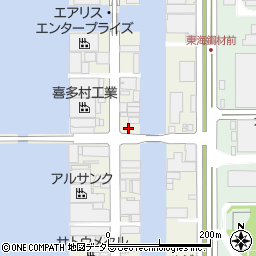 ファミリーマート飛島木場二丁目店周辺の地図