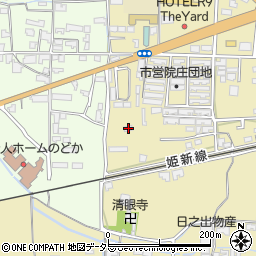 岡山県津山市院庄793周辺の地図