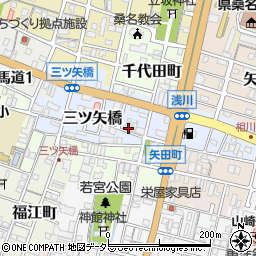三重県桑名市八坂町周辺の地図