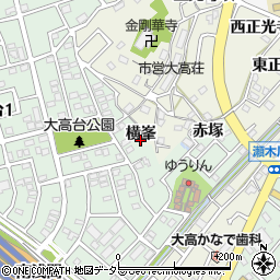 愛知県名古屋市緑区大高町横峯周辺の地図
