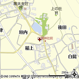 京都府亀岡市千歳町千歳（稲上）周辺の地図