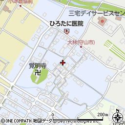 滋賀県守山市大林町287周辺の地図