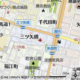 三重県桑名市八坂町周辺の地図