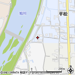 岡山県真庭市平松21周辺の地図