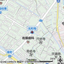 元町南周辺の地図