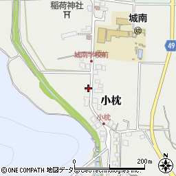兵庫県丹波篠山市小枕63周辺の地図