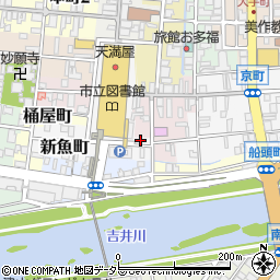 岡山県津山市新魚町29周辺の地図