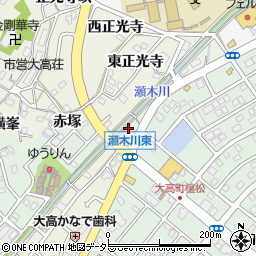 愛知県名古屋市緑区大高町洞之腰周辺の地図
