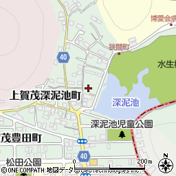 京都府京都市北区上賀茂狭間町57-1周辺の地図