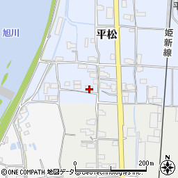 岡山県真庭市平松33周辺の地図