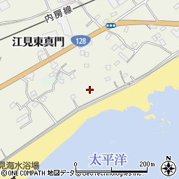 千葉県鴨川市江見東真門周辺の地図