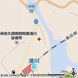 静岡県浜松市天竜区佐久間町浦川2878周辺の地図