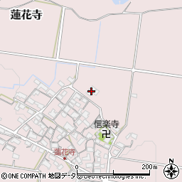 滋賀県蒲生郡日野町蓮花寺2054周辺の地図