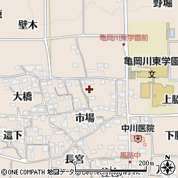 京都府亀岡市馬路町市場35周辺の地図