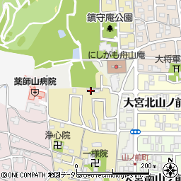 京都府京都市北区大宮薬師山東町11-8周辺の地図