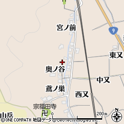 京都府亀岡市千代川町川関周辺の地図