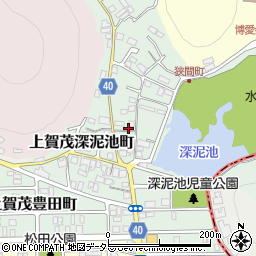 京都府京都市北区上賀茂狭間町44周辺の地図