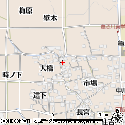 京都府亀岡市馬路町市場63周辺の地図