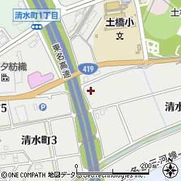 愛知県豊田市清水町3丁目3周辺の地図