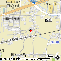 岡山県津山市院庄751周辺の地図