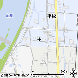 岡山県真庭市平松26周辺の地図