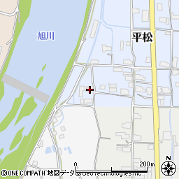 岡山県真庭市平松20周辺の地図