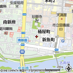 岡山県津山市桶屋町18周辺の地図