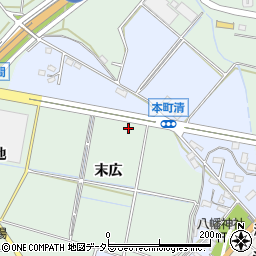 愛知県豊田市上丘町清周辺の地図