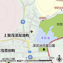 京都府京都市北区上賀茂狭間町57-12周辺の地図