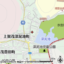 京都府京都市北区上賀茂狭間町57-13周辺の地図