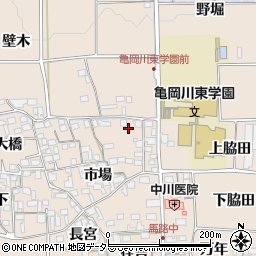 京都府亀岡市馬路町市場34周辺の地図