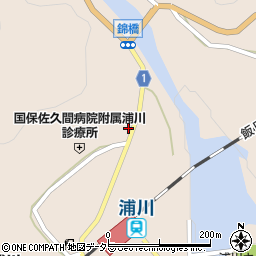 静岡県浜松市天竜区佐久間町浦川2887周辺の地図