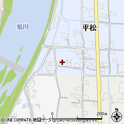 岡山県真庭市平松27周辺の地図