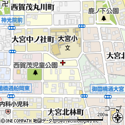 京都府京都市北区大宮東総門口町5周辺の地図