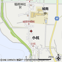 兵庫県丹波篠山市小枕135-1周辺の地図