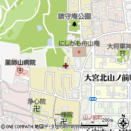 京都府京都市北区大宮薬師山東町11-13周辺の地図