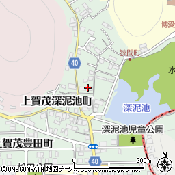 京都府京都市北区上賀茂狭間町42周辺の地図