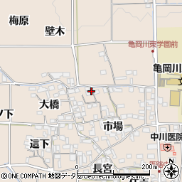 京都府亀岡市馬路町市場57周辺の地図