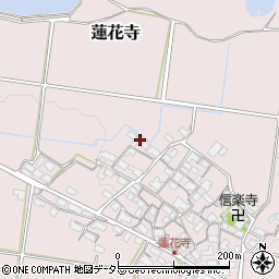滋賀県蒲生郡日野町蓮花寺511周辺の地図