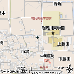 京都府亀岡市馬路町市場34-1周辺の地図