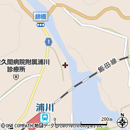 静岡県浜松市天竜区佐久間町浦川2880周辺の地図