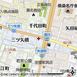 三重県桑名市三ツ矢橋29周辺の地図