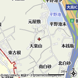 愛知県名古屋市緑区大高町天楽山17周辺の地図