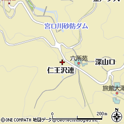 愛知県豊田市坂上町仁王沢連周辺の地図
