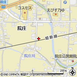 岡山県津山市院庄862周辺の地図